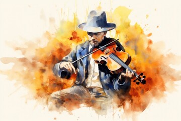 The talented musician A fictional character created by Generated AI. 