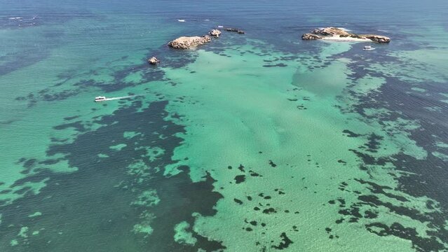 beautiful islands turquoise sea point peron 4k