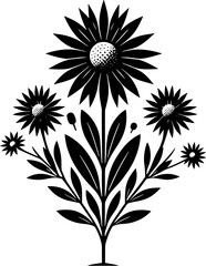 Compositae plant icon