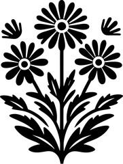 Compositae plant icon 10