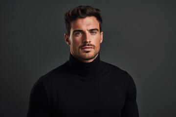 Fototapeta premium Stylish and Focused Young Businessman A fictional character created by Generated AI. 