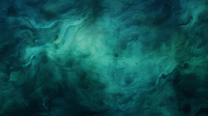 Dark green watercolor texture with black swirls, in the style of a matte paper background. Banner abstract background of green emerald marble surface. - Powered by Adobe