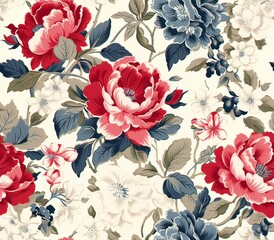 seamless floral pattern, 
Chintz Sealess Pattern