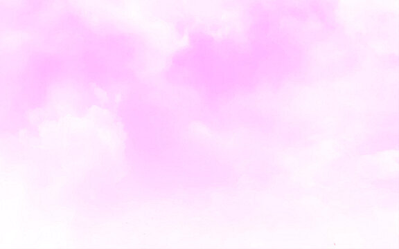 Sky cherry background. Pink sky image. Vector illustration