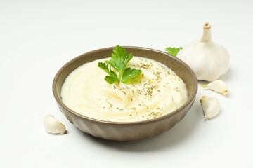 Mashed potatoes, concept of tasty and delicious food