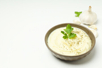 Mashed potatoes, concept of tasty and delicious food
