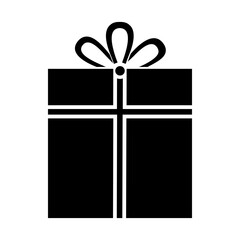 Christmas presents icon vector. Christmas box illustration sign. Christmas Gift symbol. Christmas logo.