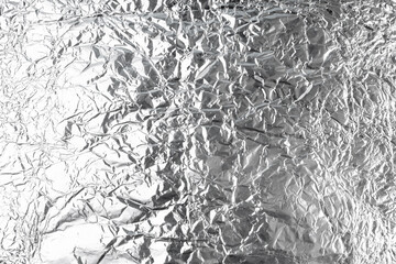 Aluminum Foil Paper, Wrinkled Aluminium Paper Pattern, Crumpled Tin Material Piece