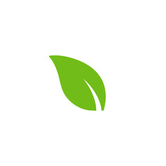 Leaves icon for natural, eco, vegan, bio labels