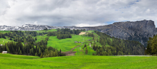  Alpe di Siusi in the Dolomites Italy