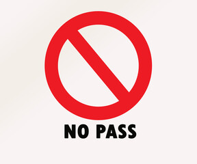 no pass 