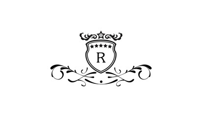 Luxury classical Logo R