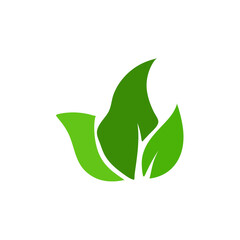 Green leaves vector