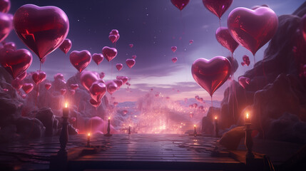 The Way of Love, Valentines Day Background