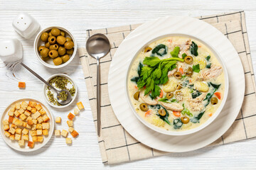 gnocchi zuppa toscana, italian creamy chicken soup