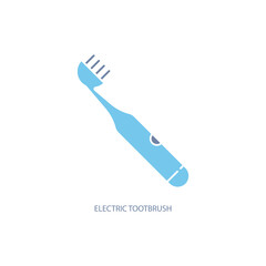 electric tootbrush concept line icon. Simple element illustration. electric tootbrush concept outline symbol design.
