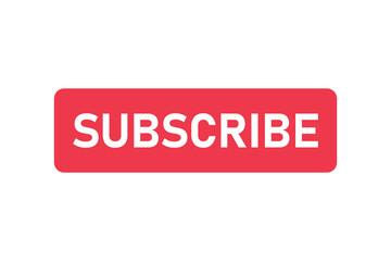 Subscription button with bell icon for notification
