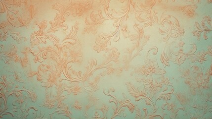 Fototapeta premium Baroque vintage pattern background with imperial royal ornament