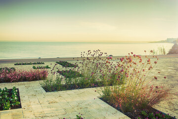 Waterfront at the Lake Balaton in Siofok,Hungary.