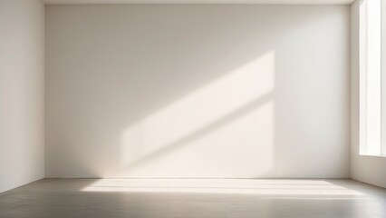 Empty white wall background with sunlight and shadow, Wall background, White walls, Background