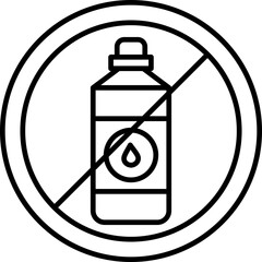 No Plastic Icon