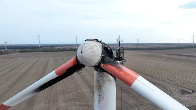 Destroyed Windmill Wind Turbine Fire Images – Browse 2,083 Stock Photos, Vectors, and ...