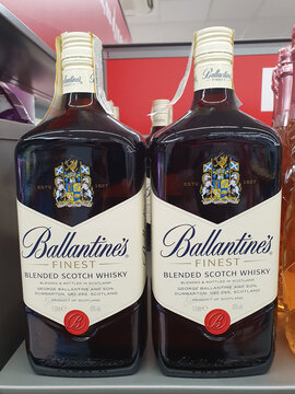 BUCHAREST, ROMANIA - DECEMBER 21, 2023. Ballantines blended Scotch whisky