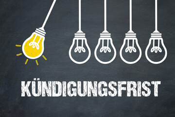 Fototapeta premium Kündigungsfrist 