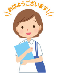 訪問するスタッフ　ホームヘルパー　訪問介護　訪問看護