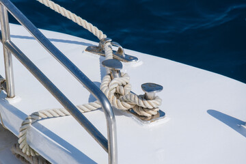 Mooring auf einem Boot / Yacht (Befestigung)