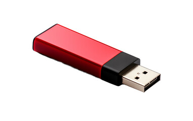 Modern Data Storage Device Isolated on Transparent Background PNG.