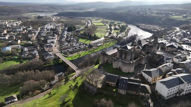 Puebla de Sanabria en Zamora con drone