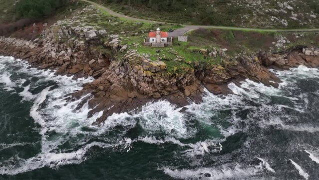 Faro de Monte Louro en Galicia