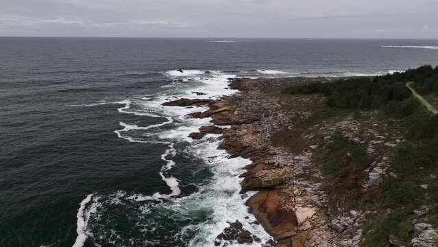 Faro de Monte Louro en Galicia