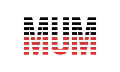 MUM three initial letter iconic line negative space minimal logo design vector template. monogram, abstract, wordmark, business, typography, minimalist, brand, company, flat, modern, unique, simple