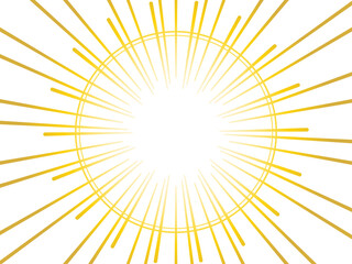 漫画の背景に最適な光り輝く集中線その34