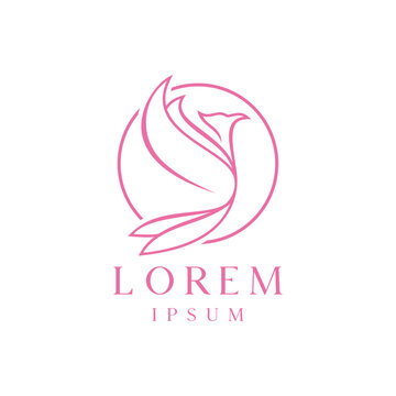 Abstract Phoenix Logo Template