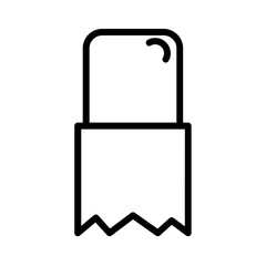 Candy Food Stick Outline Icon