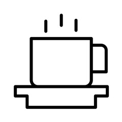 Coffee Cup Hot Outline Icon