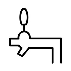 Beer Craft Crane Outline Icon