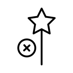 Cancel Magic Tools Outline Icon