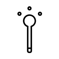 Wand Magic Wizard Outline Icon