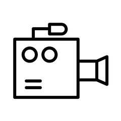 Camera Cinema Film Outline Icon