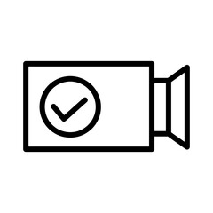 Camera Cinema Film Outline Icon