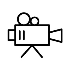 Camera Cinema Film Outline Icon
