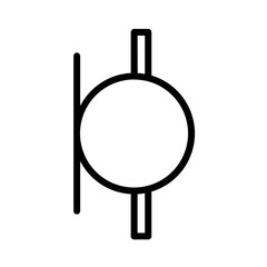 Electronic Microphone Audio Outline Icon