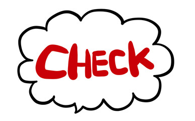 手書き文字　【CHECK】