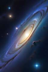 background starry sky planets galaxies constellations nebulae very high detail, high quality