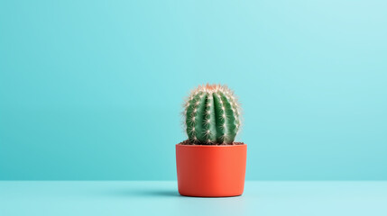 Kaktus isoliert Schmerz durch Stachel Kakteen Sparsamkeit und Widerstand Selbstschutz symbolisch dargestellt, Generative AI 