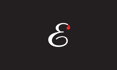Fototapeta premium E, EE , Abstract Letters Logo Monogram
